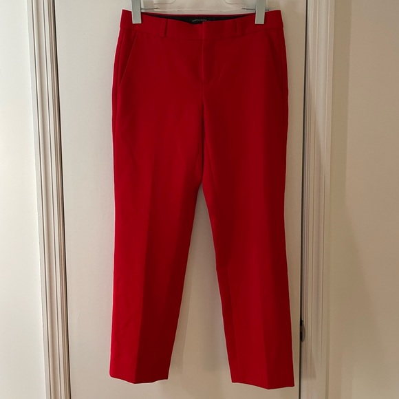 Banana Republic Pants - Red Banana Republic cropped pants